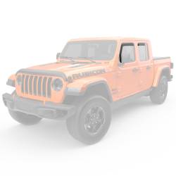 EGR - EGR 575255 Fr/Rr In-Channel Window Visors Black for 18-24 Jeep JL/JT 4DR - Image 6