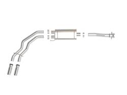 aFe Power - aFe 49-43128-P 3-2.5" Cat-Back Exhaust w/Polished Tip for 21-26 F150 2.7/3.5/5.0 - Image 4