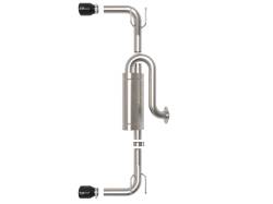 aFe Power - aFe 49-37023-B 2.5" Axle-Back Exhaust w/Black Tips for 19-26 Mazda 3/CX-30 2.5L - Image 2
