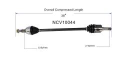GSP - GSP NCV10044 Left Rear CV Axle Assembly Buick/Chevy/GMC/Saturn - Image 6