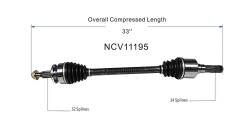 GSP - GSP NCV11195 15-22 Ford Mustang Right Rear CV Axle Assembly - Image 6