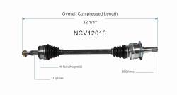 GSP - GSP NCV12013 Left Rear CV Axle Assembly for Chrysler/Dodge 5.7 6.1 AWD/RWD - Image 6