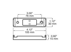 Peterson - Peterson 154-10K Chrome Surface-Mount Bracket Kit for 154 Series Lights - Image 1
