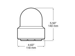 Peterson - Peterson V768A 12-24V Amber Strobe Light Magnetic Mount - Image 1