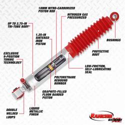 Rancho - Rancho RS999310 RS9000XL 4" Rear Shock Absorber for 06-10 Hummer H3/H3T - Image 2