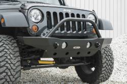 LoD Offroad - LoD Offroad JFB0713 Destroyer Mid-Width Front Bumper w/Bar for Jeep Wrangler JK - Image 2