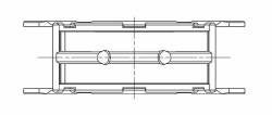 ACL Race Series - ACL Race 5M8174H-.025 Crankshaft Bearing 2003 Ford Focus ZX3 2.3 - Image 3