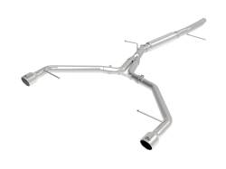 aFe Power - aFe 49-36419-P 3-2.5" SS Axle-Back Exhaust System for 17-19 Audi A4 2.0L - Image 1