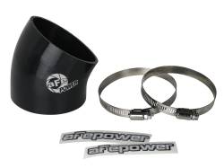 aFe Power - aFe 59-00122 Air Intake Tubing Coupler 3.5" ID x 30DEG Elbow Silicone - Image 1