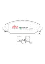 Disc Brakes Australia - Disc Brakes Australia DB15195SP DBA Street Performance Front Brake Pads - Image 2