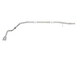 aFe Power - aFe 49-34129-P 3" Exhaust System w/Dual Polished Tip for 20-22 Sil/Sra 1500 3.0L - Image 3