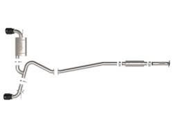 aFe Power - aFe 49-37033-B 3" Cat-Back Exhaust System w/Blk Tip for 22-23 Hyundai Kona N 2.0 - Image 2