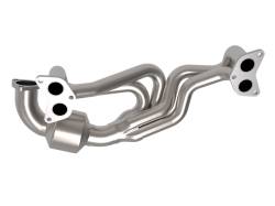 aFe Power - aFe 48-36804-HC Twisted Stainless Steel Header w/Cat for 13-19 Subaru 2.5L - Image 4