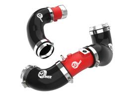 aFe Power - aFe 46-20694-R Aluminum Hot/Cold Charge Pipe Kit Red for 22-23 Kia Stinger 2.5L - Image 1