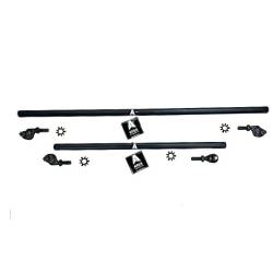 Apex Chassis - Apex Chassis KIT150-YesFlip 1 Ton Tie Rod & Drag Link Assembly Black Aluminum - Image 1