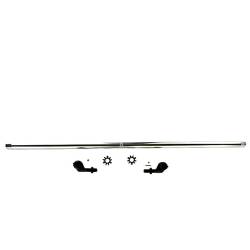 Apex Chassis - Apex Chassis KIT156 1 Ton Tie Rod Polished Aluminum for 07-18 Jeep Wrangler JK - Image 1