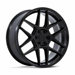 Niche 1PC - Niche Wheels NC281BX20904927 NC281 RISE 20x9 5x120 27mm Gloss Black - Image 1