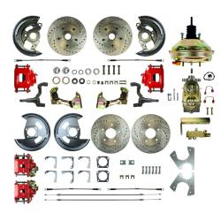 The Right Stuff Detailing - The Right Stuff Detailing AFXDC43CZ 62-67 Chevy II Brake Conversion Kit FR & RR - Image 1