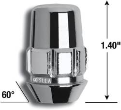 Gorilla Automotive - Gorilla Automotive 71681NB5 65-66 CJ3 Wheel Lock Set - Image 3