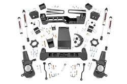 Rough Country Suspension Systems - Rough Country 25970 6" V2 Suspension Lift Kit for 99-04 Silverado/Sierra 2500HD - Image 1