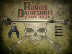 Adams Driveshaft - Adams ASDJL-1350HRF-S Front 1350 Solid CV Driveshaft Half Round for Wrangler JL - Image 2
