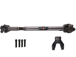 Adams Driveshaft - Adams ASDJT-1350HRF-S Front 1350 Solid CV Driveshaft Half Round for Jeep JT - Image 1