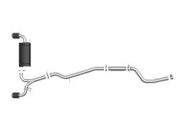aFe Power - aFe 49-36043-C 3-2.5" Exhaust System w/Carbon Fiber Tip for 20-26 GR Supra 3.0L - Image 3
