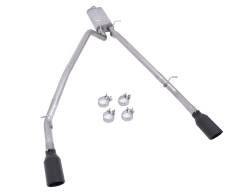 Gibson Performance Exhaust - Gibson 66573B Black Elite Dual Split Catback Exhaust for 25 RAM 1500 3.0L - Image 1