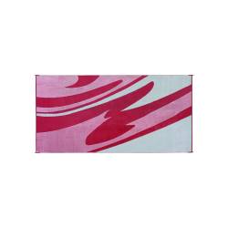 Faulkner - Faulkner 46363 8x20 Reversible Mat Mirage Burgundy Polypropylene - Image 2