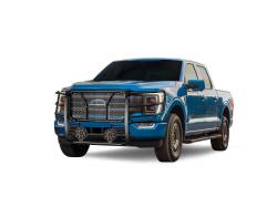 Black Horse Off Road - Black Horse RU-FOF116-B-PLB HD Grille Guard w/7.0" LEDs for 21-25 Ford F150 - Image 2