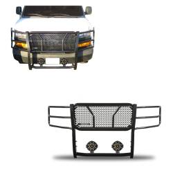 Black Horse Off Road - Black Horse RU-GV02MA-B-PLB HD Grille Guard w/7.0" LED for 03-25 Express/Cargo - Image 1