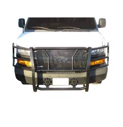 Black Horse Off Road - Black Horse RU-GV02MA-B-PLB HD Grille Guard w/7.0" LED for 03-25 Express/Cargo - Image 2