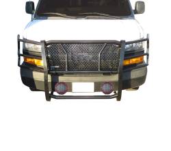 Black Horse Off Road - Black Horse RU-GV02MA-B-PLFR Grille Guard w/5.3" LED for 03-25 Express/Cargo - Image 2