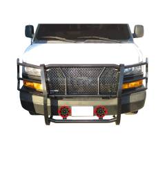 Black Horse Off Road - Black Horse RU-GV02MA-B-PLR Black HD Guard w/7.0" LED's for 03-25 Express/Cargo - Image 2