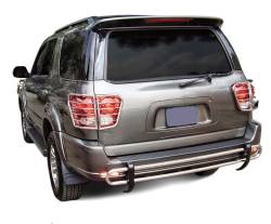Black Horse Off Road - Black Horse 8D094828SS SS Rear Bumper Guard for 01-07 Toyota Sequoia - Image 2
