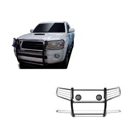 Black Horse Off Road - Black Horse 17A096400MSS-PLFB Black Grille Guard w/LED for 05-15 Toyota Tacoma - Image 1