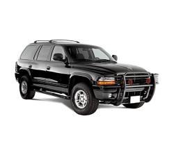 Black Horse Off Road - Black Horse 17BH23MA-PLR Black Grille Guard w/LED for Dodge Dakota/Durango - Image 2