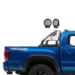 Black Horse Off Road - Black Horse RB08SS-PL69B Classic Roll Bar w/9" Black LED SS 19-24 Ford Ranger - Image 2
