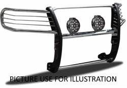 Black Horse Off Road - Black Horse 17H151402MSS-PLB SS Grille Guard w/LED for 16-22 Honda Pilot - Image 2