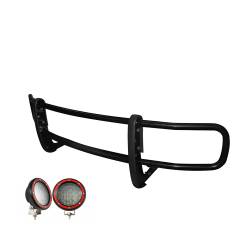 Black Horse Off Road - Black Horse 17NINVMA-PLFR SPARTAN Black Grille Guard w/LED for NV1500/2500/3500 - Image 1
