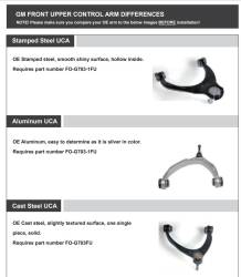 Freedom Off-Road - Freedom FO-G703FU 2-4" Lift FR Upper Control Arms for 07-16 Chevy/GMC/Cadillac - Image 2