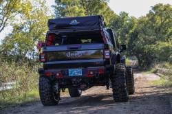 Bodyguard Bumpers - Bodyguard Bumpers 53101T RX Series Full Width Rear Textured Black Rear Bumper - Image 2