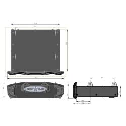 Rock Slide Engineering - Rock Slide Engineering RS-900 R-Step Universal 9" Wide Step w/Flat Surface - Image 1