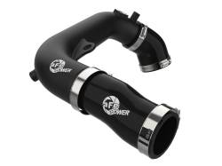 aFe Power - aFe 46-20778-B 2.5" Aluminum Hot Charge Pipe Black for 24-25 Jeep Wrangler JL - Image 1