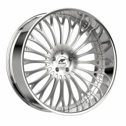 Amani - Amani Wheel NAP229253670F32BCX NAPOLIANO 22x9 5x112/4.5 32mm Brushed/Chrome - Image 1
