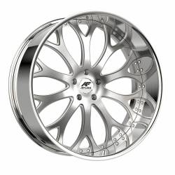 Amani - Amani Wheel TAN24933910F15BCX TANGO 24x9 5x115 5x120 15mm Brushed/Chrome - Image 1