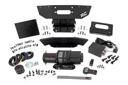 Rough Country Suspension Systems - Rough Country 93205 Front Winch Mount w/Winch for 24 Polaris Ranger XP 1000-4 - Image 1