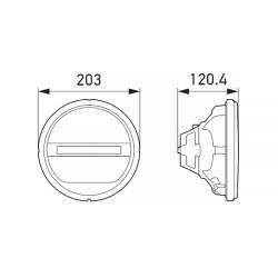 Hella - HELLA 241449011 Auxiliary Light Rallye 4000 LED Replacement Insert Pencil Beam - Image 2