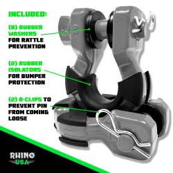 Rhino USA - Rhino USA SUPERSHACK-GRY 8t Super Shackle 2pc Gray - Image 2
