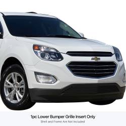 APS - APS Stainless Billet Bumper Grille Black 16-17 Chevrolet Equinox GR03FFC71J - Image 1